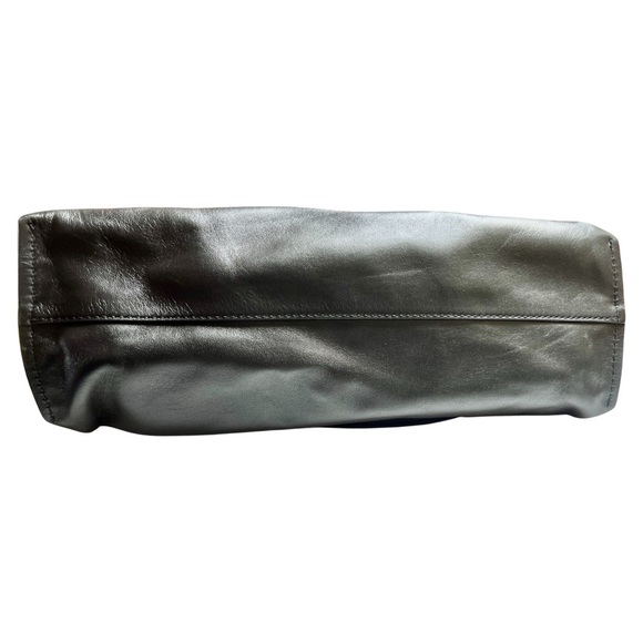 Pre-owned Notte Shoulder Bag Mansur Gavriel Black/Flamma Leather Clutch - Picture 6 of 17